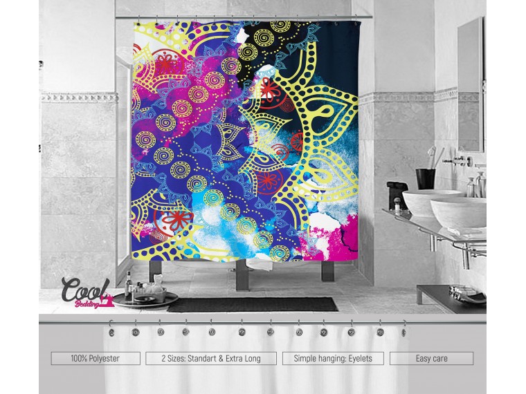 Завеса за баня Color Radiance Mandala